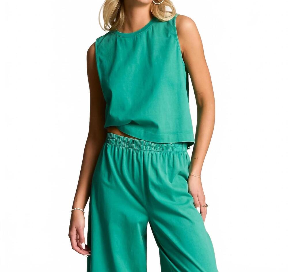 NEW Z SUPPLY sloane jersey muscle tank in la palma